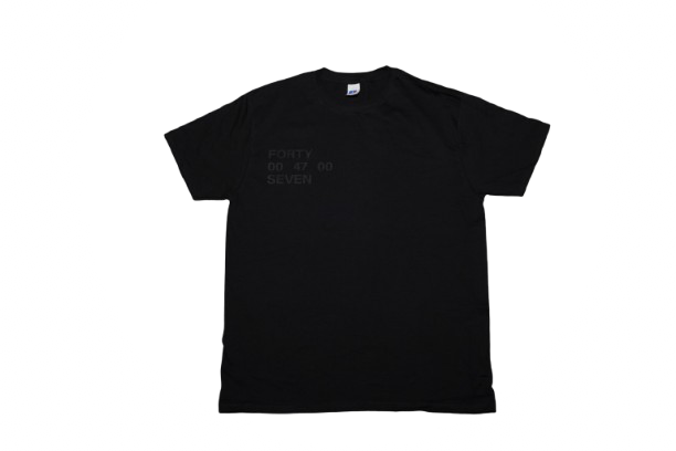 BLACK 00 47 00 TEE.